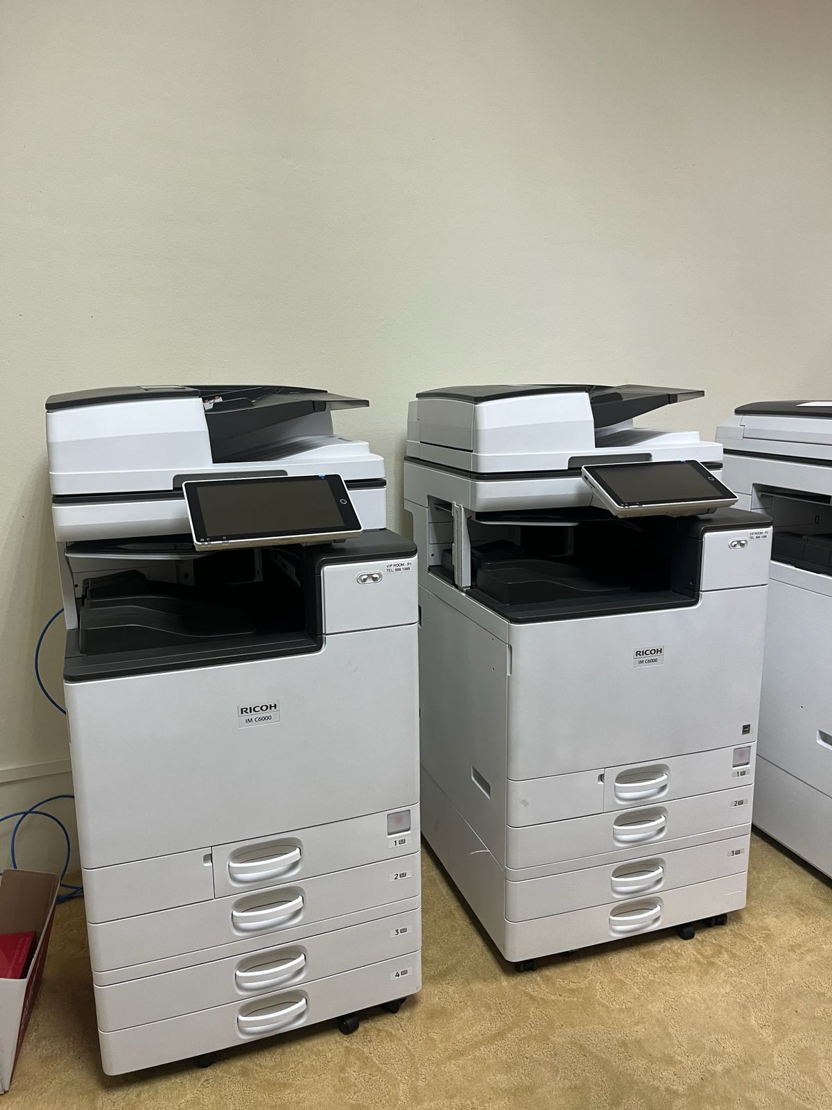 Fleet of Ricoh IM C6000 printers deployed
